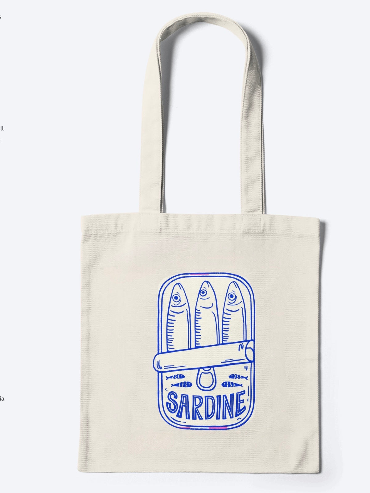 Sardine (Blue) Tote